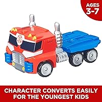 Vista 5 de Playskool Heroes, robots de rescate de Transformers, figura principal de Energize Optimus