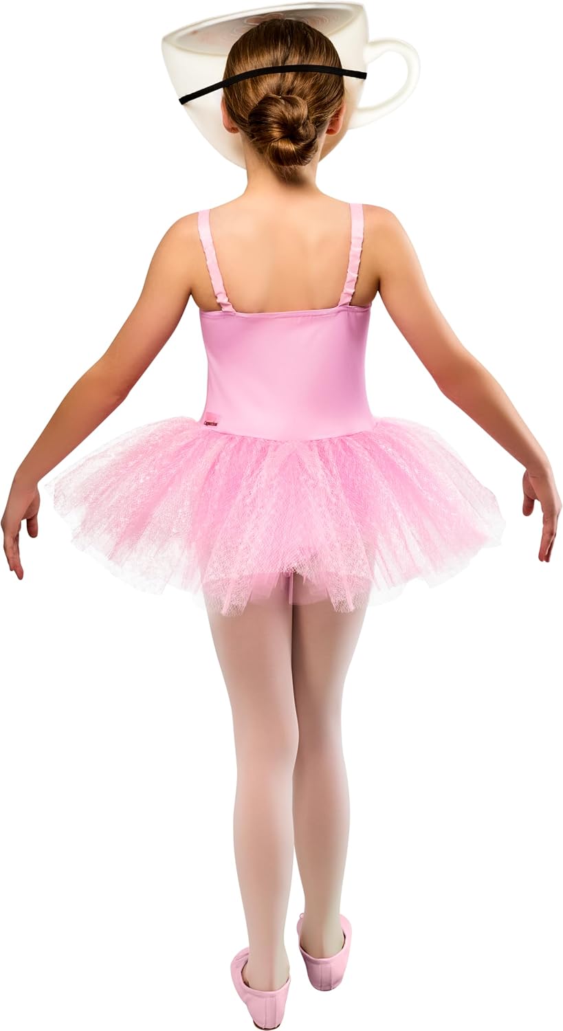 Rubies Officially Licensed Brainrot Factory Ballerina Cappuccina Costume Dress for Kids, Girl's Large