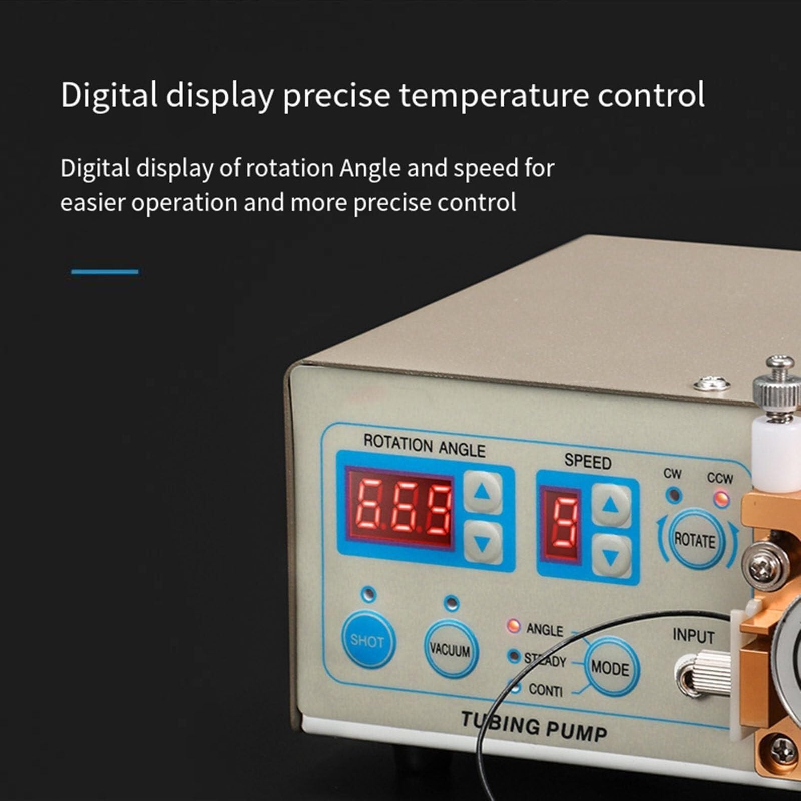 Dispositivo dispensador peristáltico, controlador automático de pasta de soldadura, herramienta manual original para dispensación precisa en varias aplicaciones