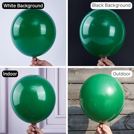 Product image for PartyWoo Dark Brown and Hunter Green Balloons - 4