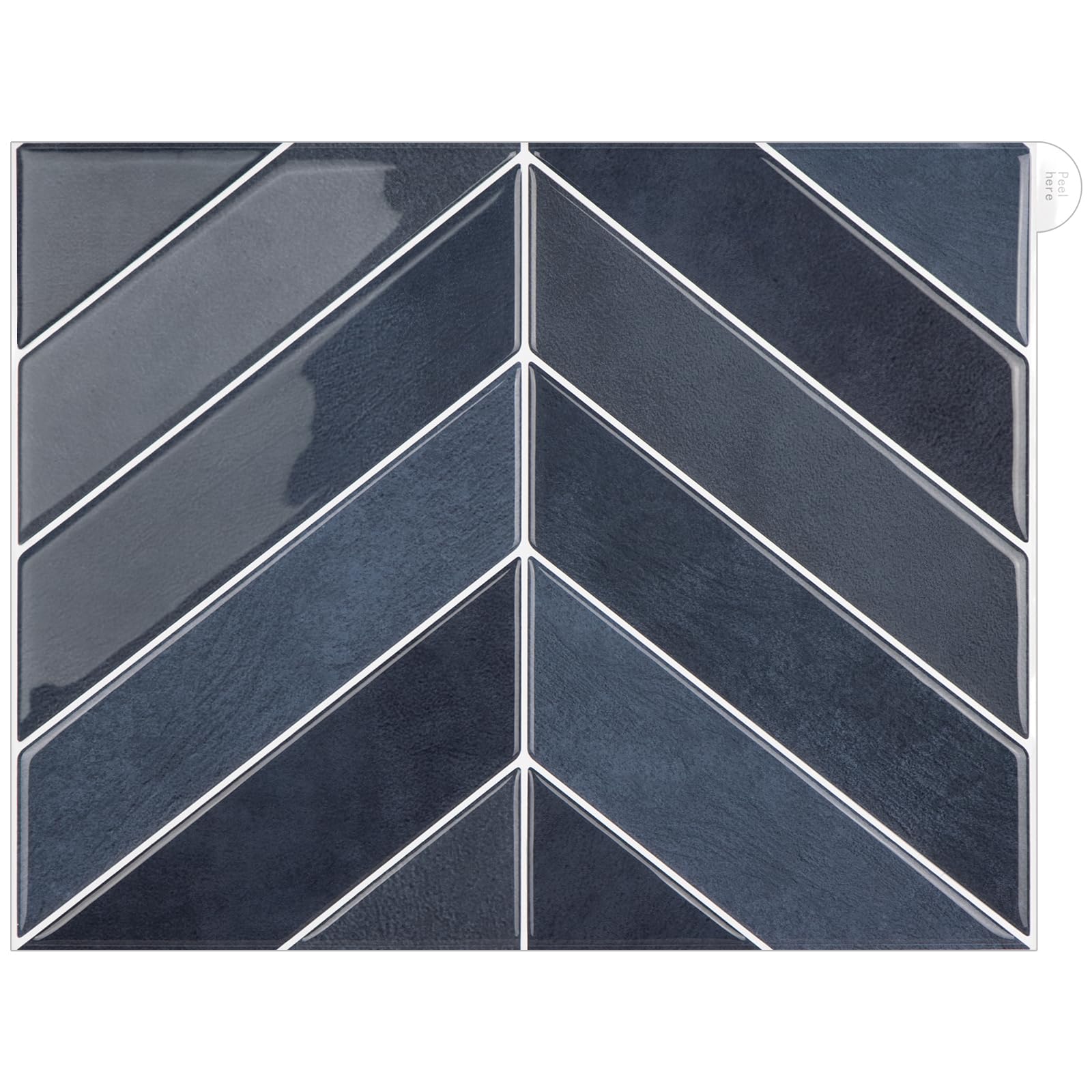 WoStick Stick on Tiles Kitchen Peel and Stick Backsplash Tiles, Herringbone Self Adhesive Wall Tile for Kitchen and Bathroom 10Sheets/Pack โ image 1