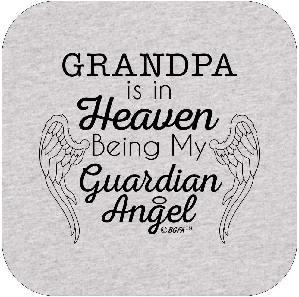 Grandpa is in Heaven My Guardian Angel Baby Bodysuit Bib Bundle
