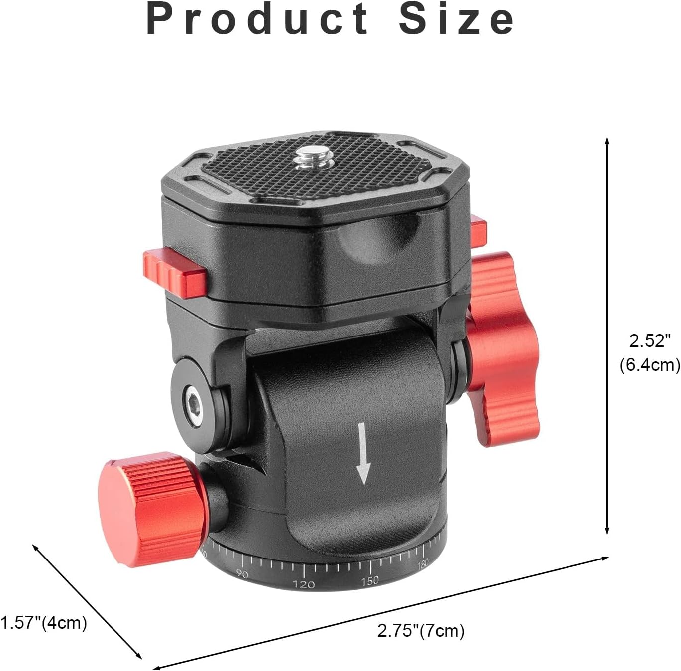 Mini Ball Head Camera Monitor Mount Tripod Head Holder Hot Shoe Adapter for Monitor Flash LED Light DSLR Cameras Photography Accessories