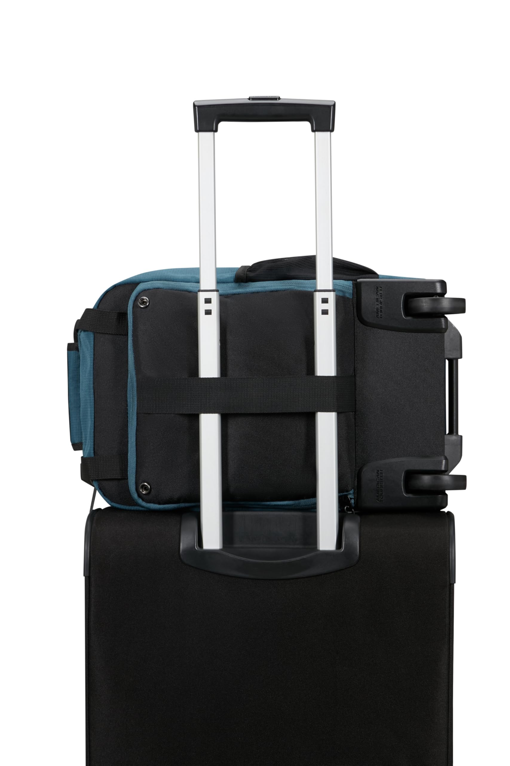 American Tourister Take2Cabin - Ryanair Bolsa de Cabina 40 x 25 x 20 cm, 20 l, 1,40 kg, Mochila con Ruedas, Equipaje de Mano, Mochila de Avión S Bajo Asiento, Blau (Harbor Blue)