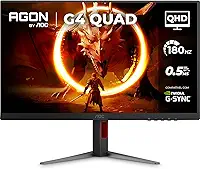 Monitor Gamer AOC AGON QUAD 27" QHD 180Hz 0.5ms IPS HDR10 Base Ajustável Q27G4F