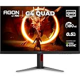 Monitor Gamer AOC AGON QUAD 27" QHD 180Hz 0.5ms IPS HDR10 Base Ajustável Q27G4F — imagem 1