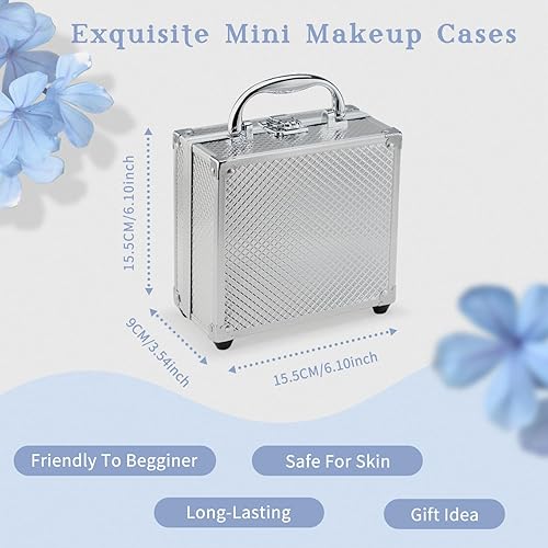Miniatura 6 de Color Nymph Kit de maquillaje para principiantes para adolescentes con el pequeño estuche de tren cosmético incluido, paleta de sombra de ojos de 24