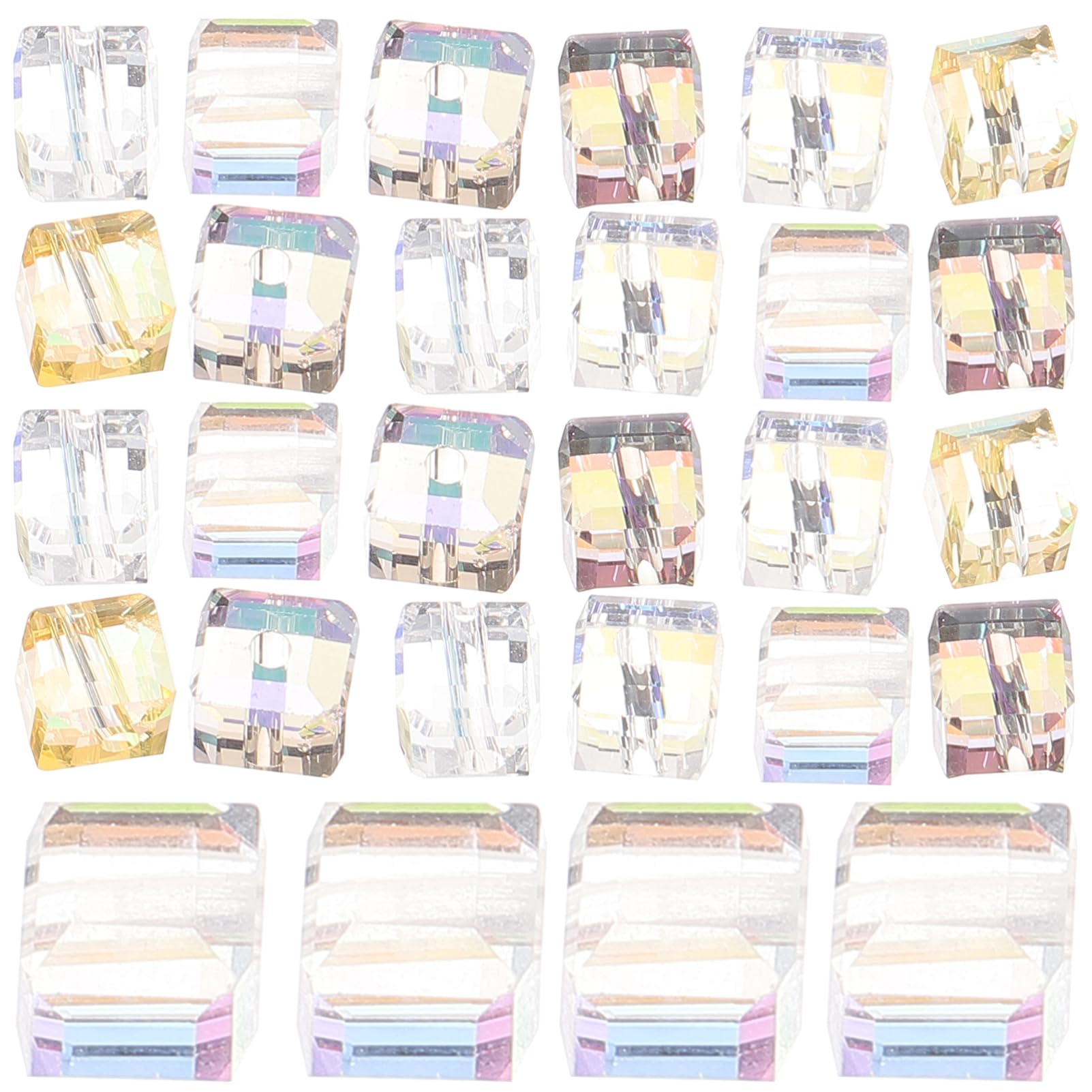 NUOBESTY 3 Juegos Perlas De Relleno Perlas De Vidrio Pequeñas Para Hacer Pulseras De Bricolaje Para Joyería 100 Uds * 3
