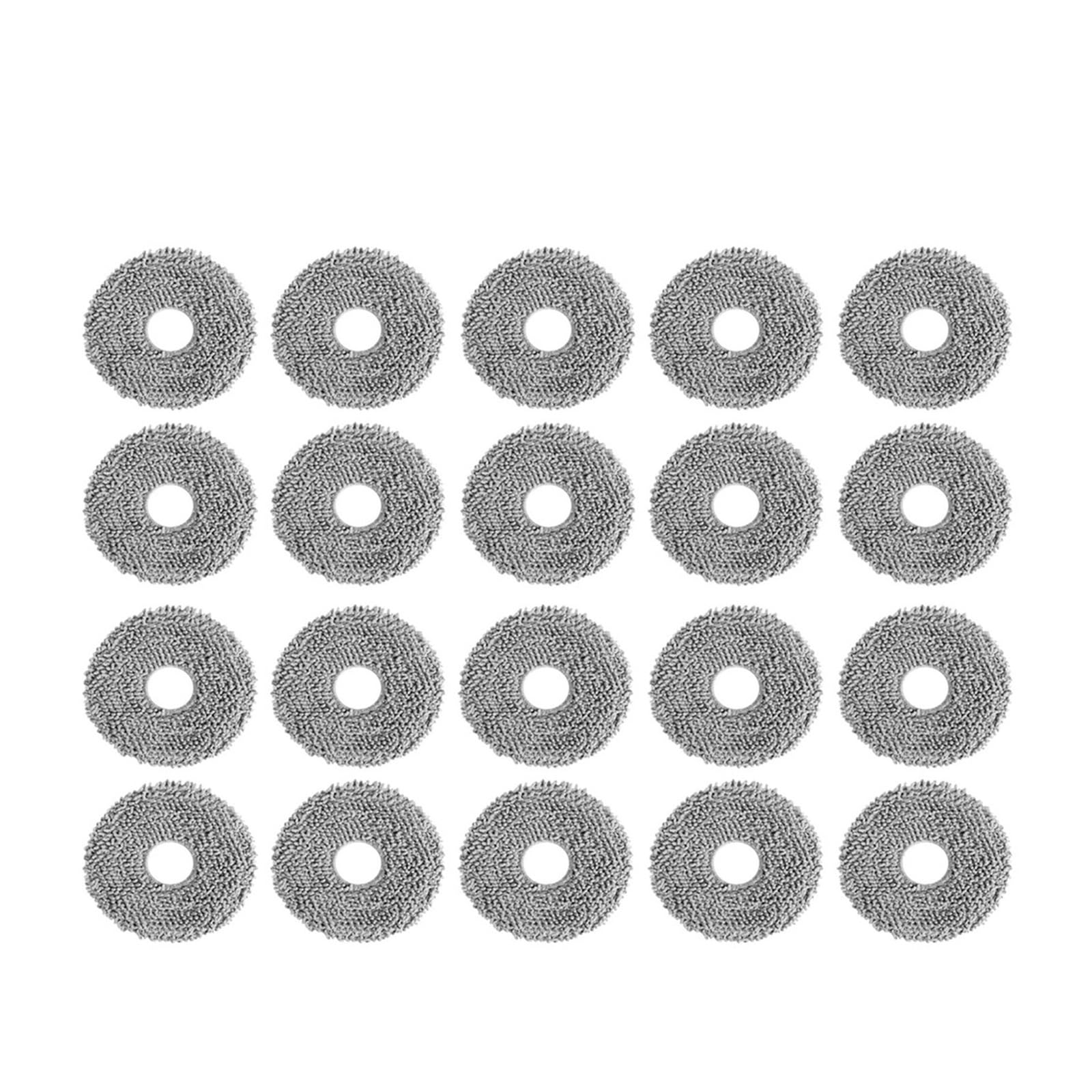 VIXWDRUTY Washable Mop Cloth,Compatible For Dreame,X40,Compatible For Roomba，Plus 405 Combo/Plus 505 Combo,Master Robot Vacuum Parts Accessories(20pcs)