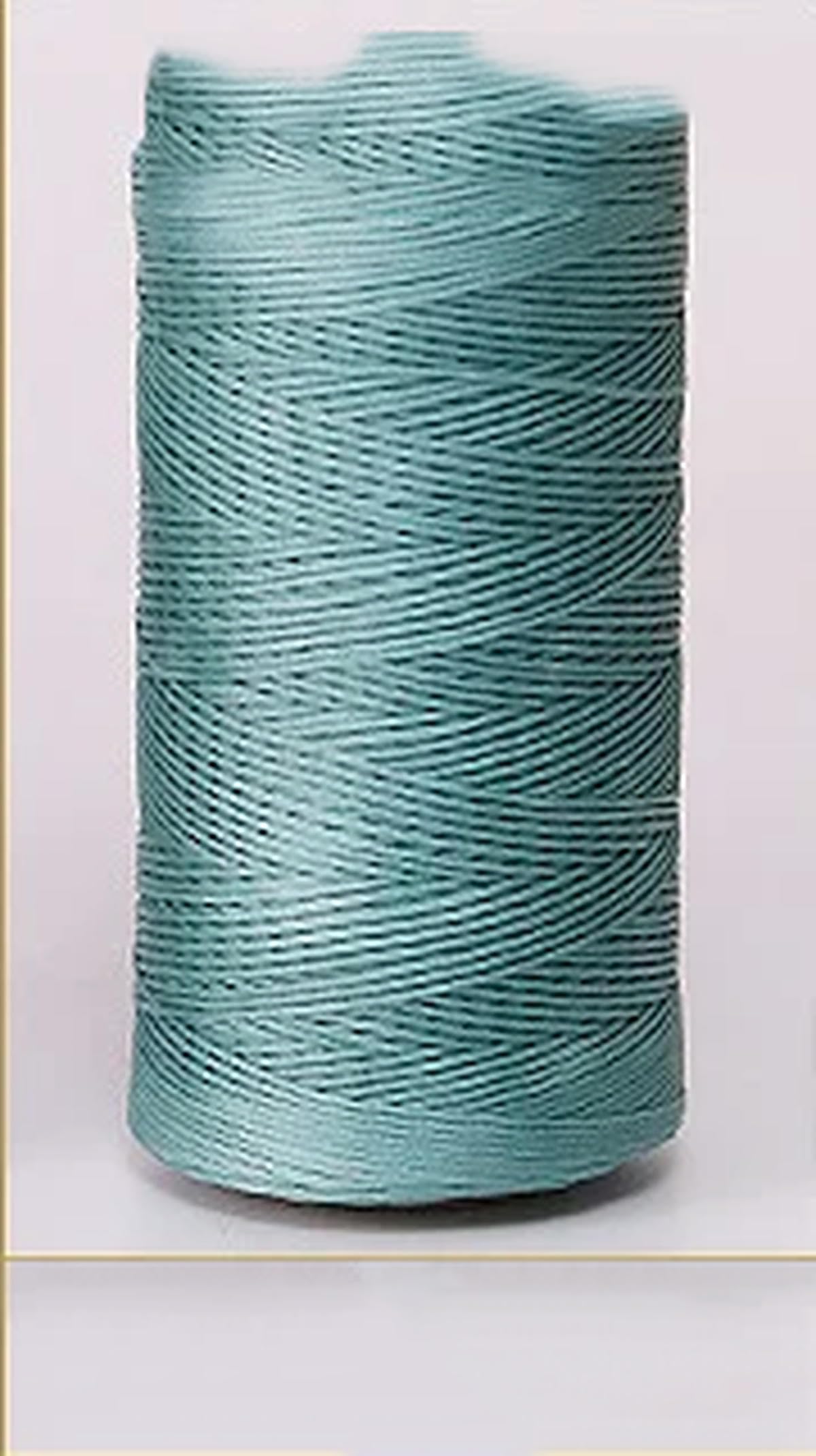 Hilos de coser, Hilo de coser 50 metros 1mm 150D cuero Multicolor plano encerado cordón for a mano manualidades DIY(No 16)