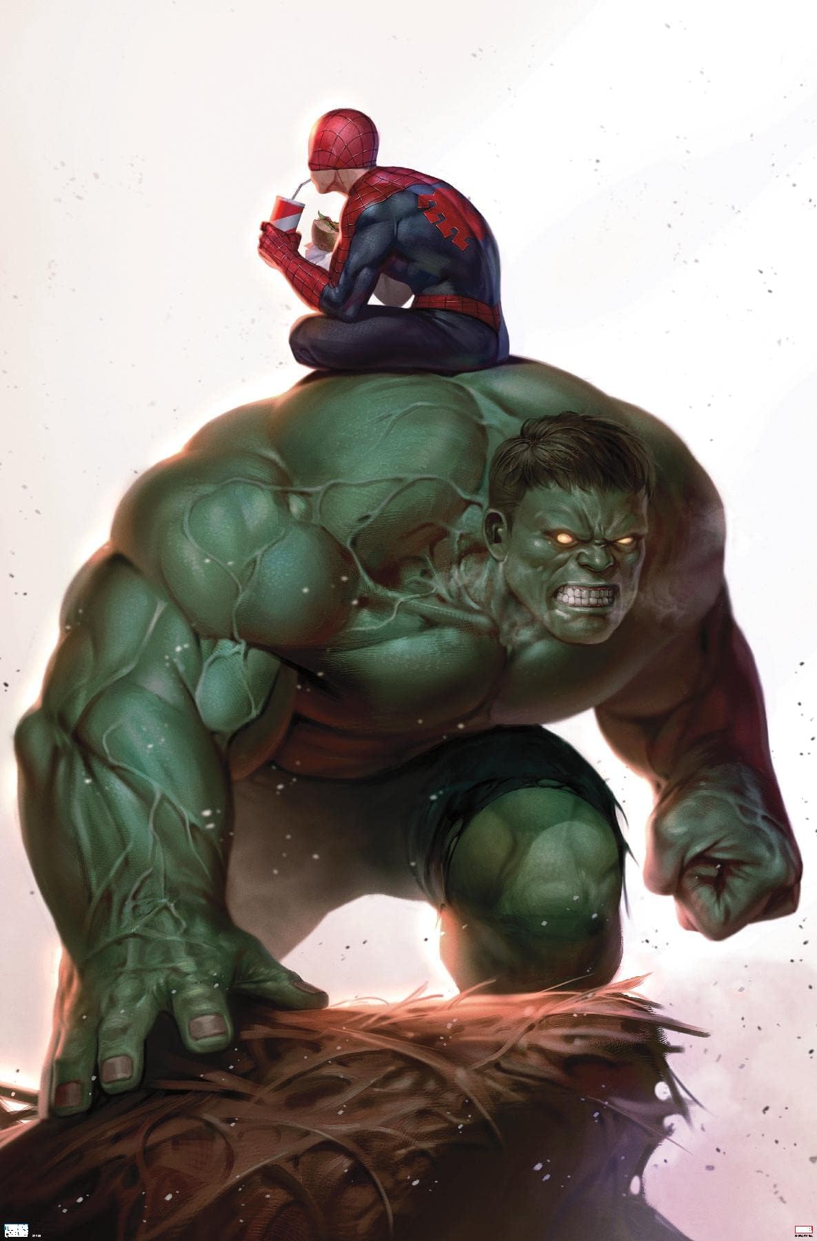 Trends International Marvel Comics Spider-Man - The Immortal Hulk #17 Wall Poster, 34L x 22.4W, Premium Unframed Version