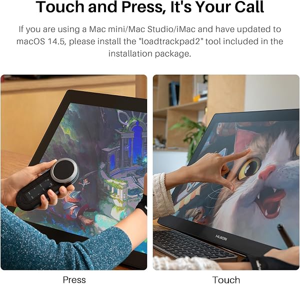 HUION Kamvas Pro 24 (Gen 3) Tablet da disegno touch con schermo, display grafico 4K UHD con doppio pennino a pressione 16384, PenTech 4.0, 99% Adobe RGB, tastiera wireless, monitor da 23,8 pollici - 4
