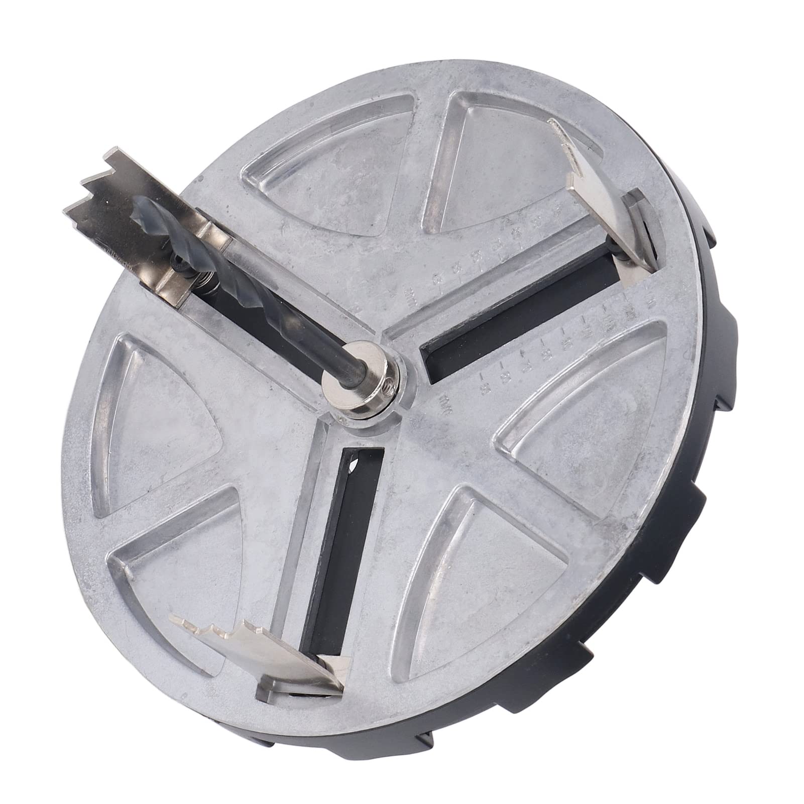 Adjustable Hole Drill Nylon Zinc Aluminum Alloy Adjustable Hole Saw Round Wear Resistant Efficient for Wood