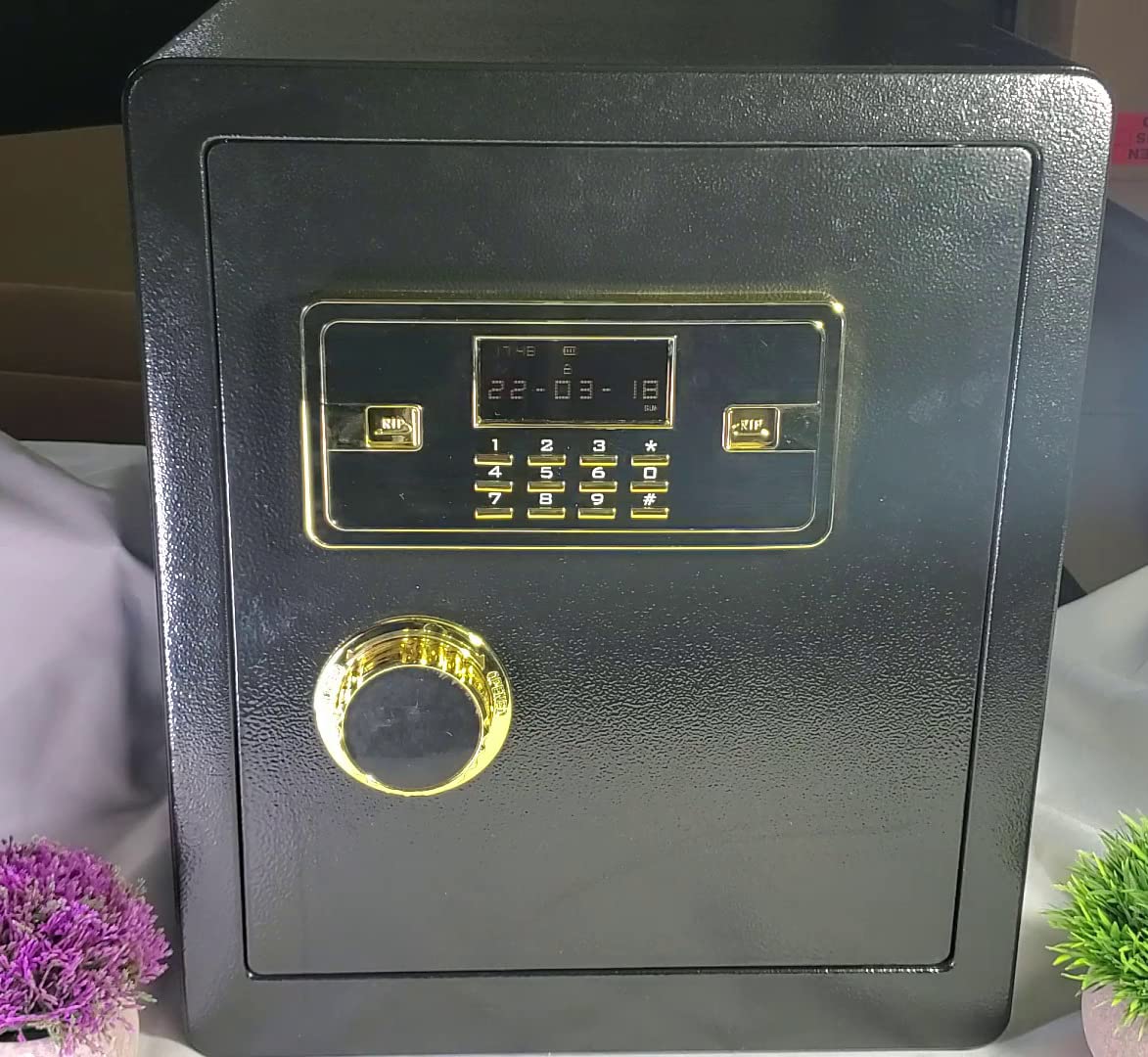 $37/mo - Finance 3.8 Cub Large Safe Box Fireproof Waterproof, Anti ...
