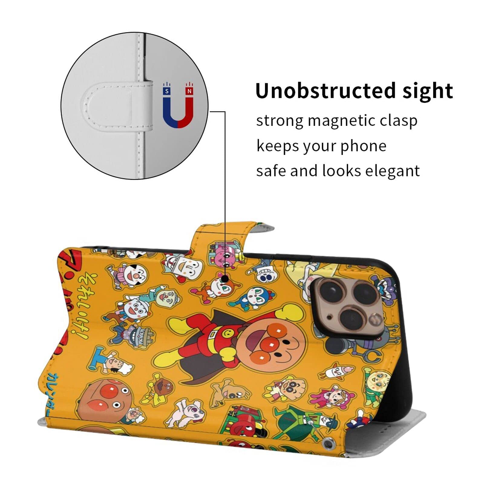 Amazon.co.jp: iphone 11ケース手帳型それいけ!アンパンマン (2