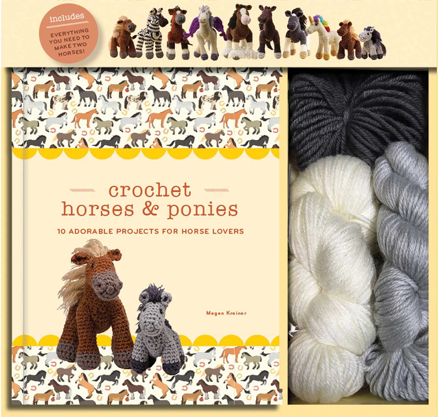 Crochet Horses & Ponies: 10 Adorable Projects for Horse Lovers (Crochet Kits)      Paperback – March 5, 2019