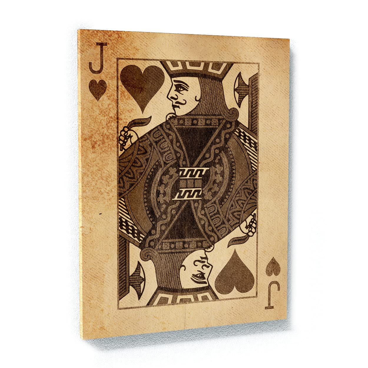 Jack - Stampa artistica su tela, motivo: casinò pop e casinò pop per la casa, stampa poster di medie dimensioni 45,7 x 61 cm | Sense Canvas