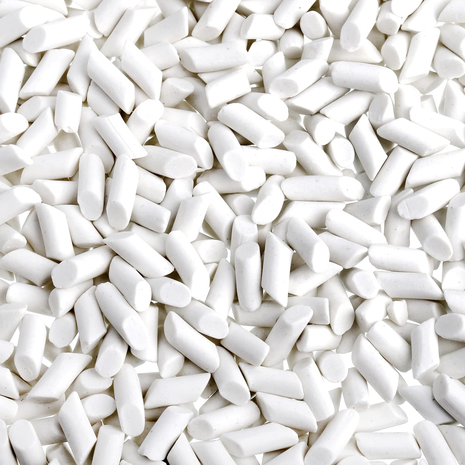 Hiceeden 8 Pounds Rock Tumbling Filler Media, 1/5" x 2/5" Reusable Cylinder Ceramic Pellets Non-Abrasive for Rock Tumbler, Stone Polisher