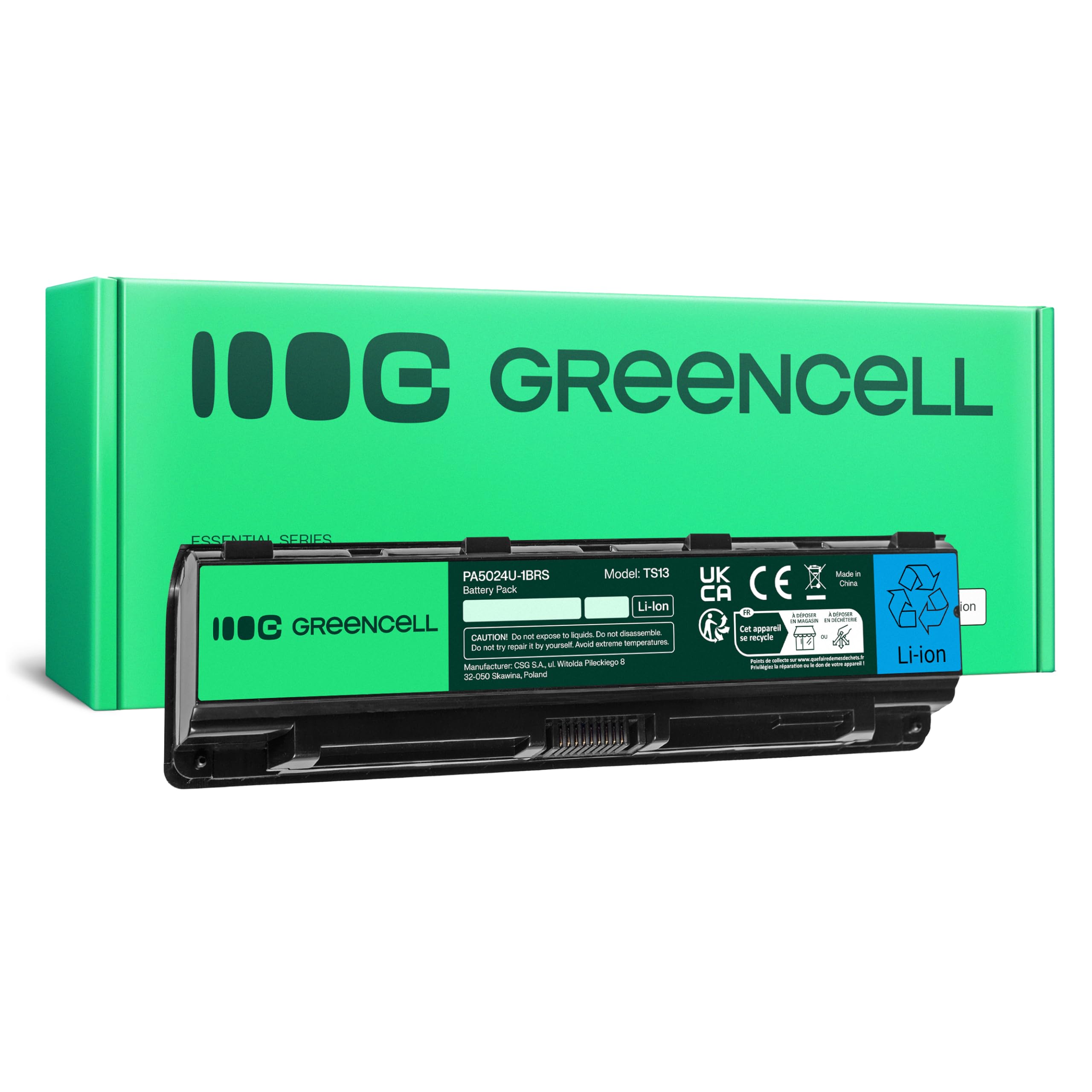 Green Cell Przenośna bateria do spania 10,8 V 4400 mAh Toshiba