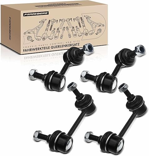 A-Premium Juego de 4 barras estabilizadoras delanteras y traseras compatibles con Honda CR-V 2002 2003 2004 2005 2006