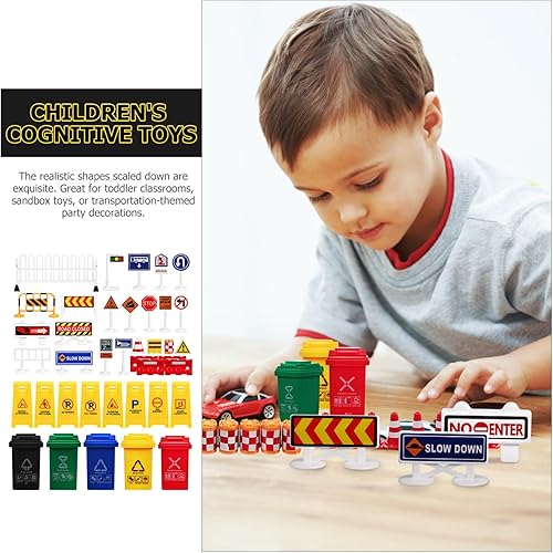 Miniatura 9 de Señales de tráfico de tráfico, señales de tráfico, señales de tráfico, luz de cruce, señales de carreteras, juguetes para educación de seguridad,