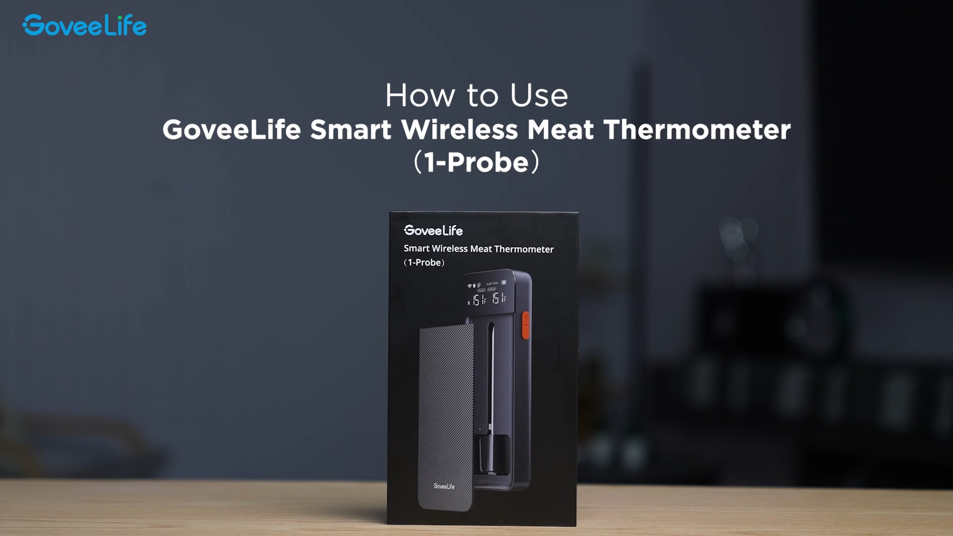 Image of GoveeLife Smart Wireless Meat Thermometer with Bluetooth WiFi Ultra Range, Digital Oven Thermometer with Accuracy ±1.8F, Charge Magnetic Base, Alarm, Kitchen Tools Suitable for BBQ, Grill, Smoker