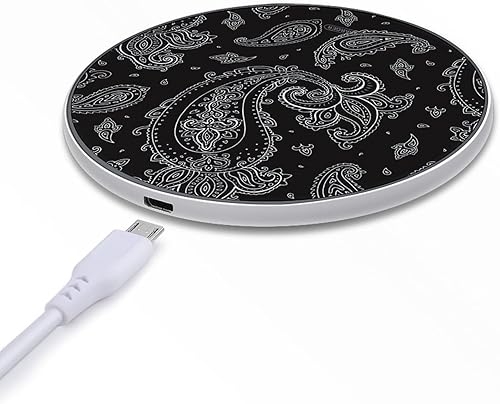 Miniatura 5 de Paisley Background Wireless Charger Pad 10W Fast Charging Pad Compatible with iPhone 15 14 13 12 Series Samsung Galaxy Series