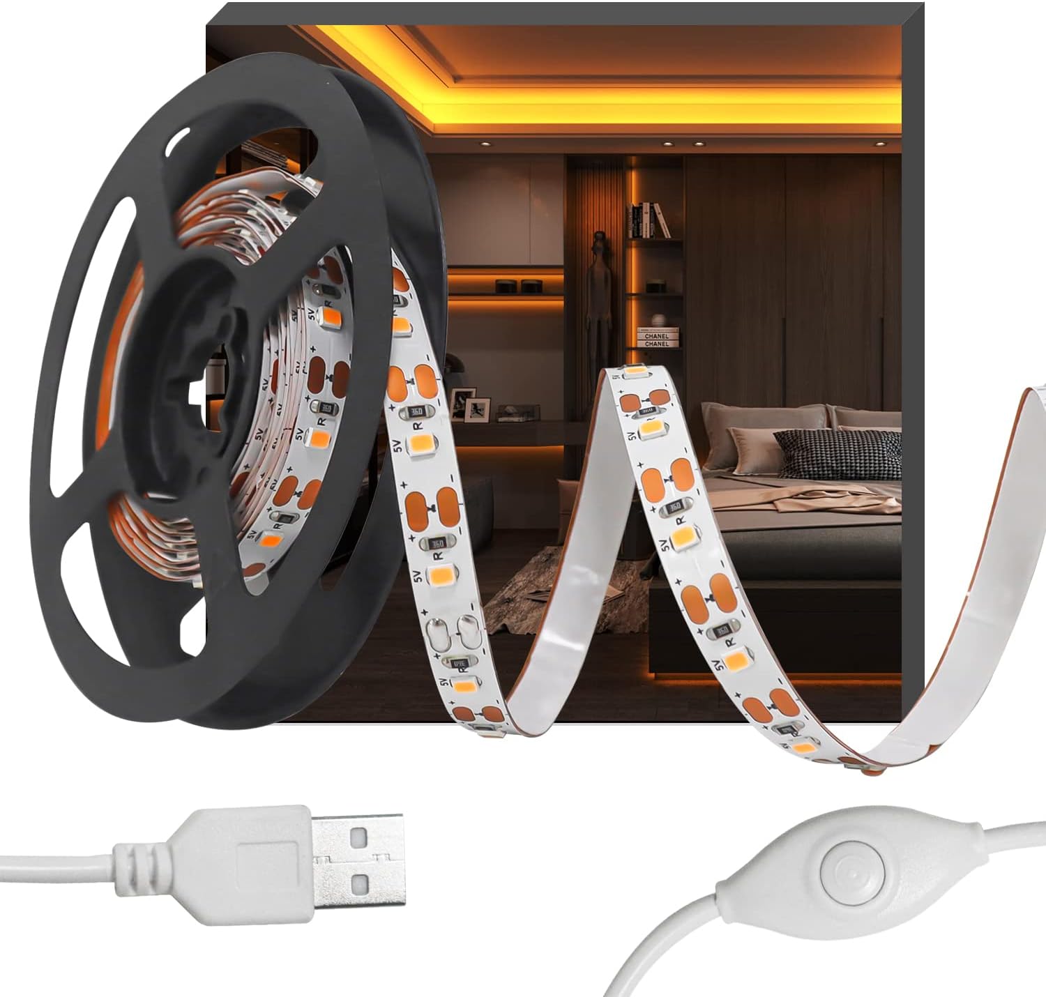 EVERDOSS Under Lights Wireless, Under Counter Lights for