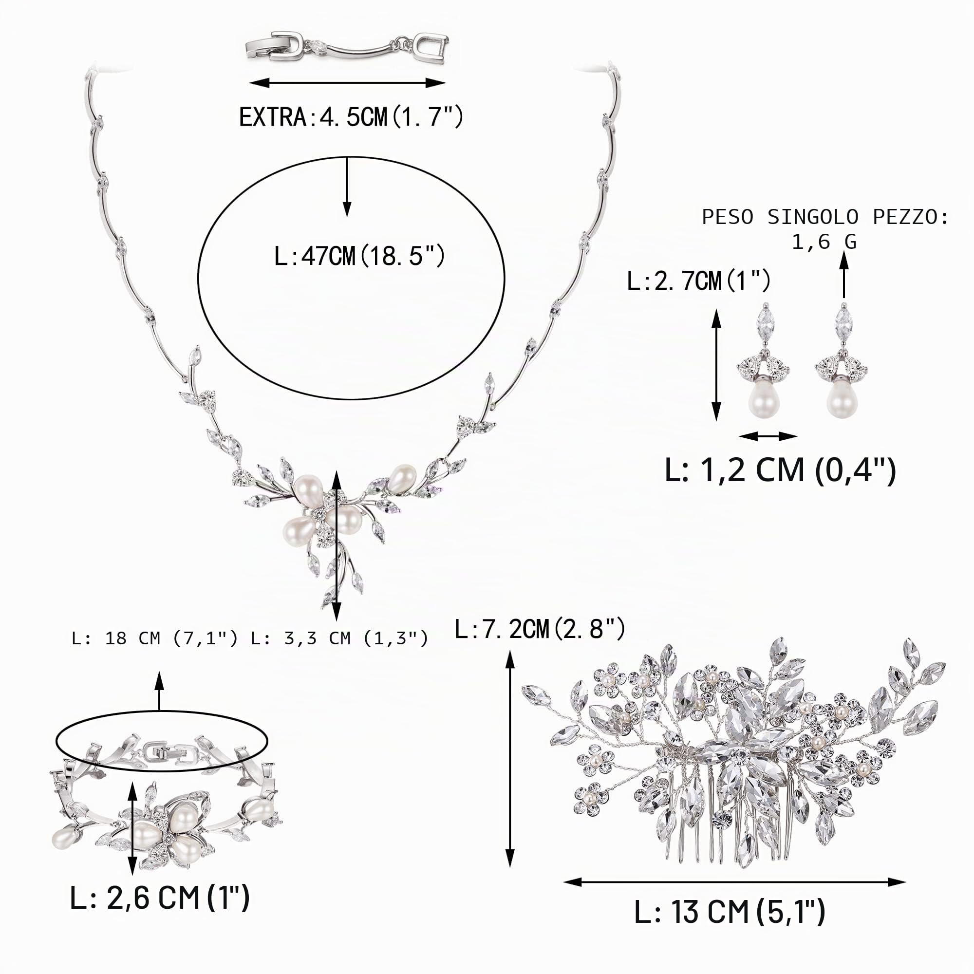 EVER FAITH Collana donna Madre figlia Collana Argento Infinito incastro Doppi cerchi pendente Collana