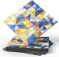 Vista 1 de Azulejo protector contra salpicaduras para cocina y baño, azulejos de pared de ducha para despegar y pegar, salpicaduras traseras impermeables