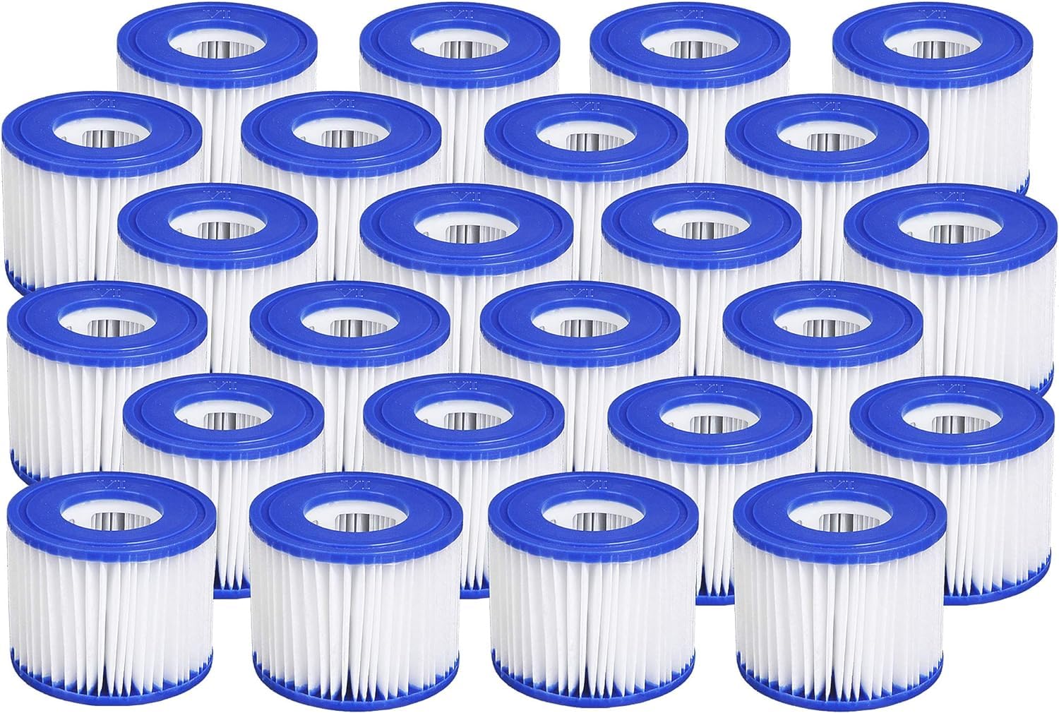 Castle Hot Tubs Bestway Filter Cartridge VI for Lay-Z-Spa Miami, Vegas, Monaco, Palm Springs (12 x Twin Packs, 24 Filters)