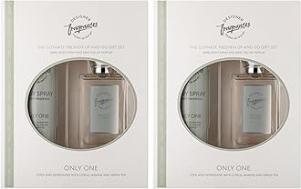 Designer Fragrances Only One Female Twin Gift Set - Includes 2 x 100ml Body Spray Deodorant Cans, 2 x 50ml Women’s Eau De Parfum Sprays - For Instant Freshness on The Go - Long Lasting Smells