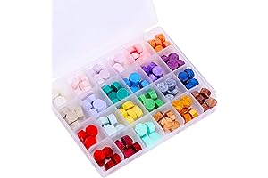 Mr. Pen's 24-Hue Sealing Wax Beads: Enhance Your Stamping with Vibrant Expressions