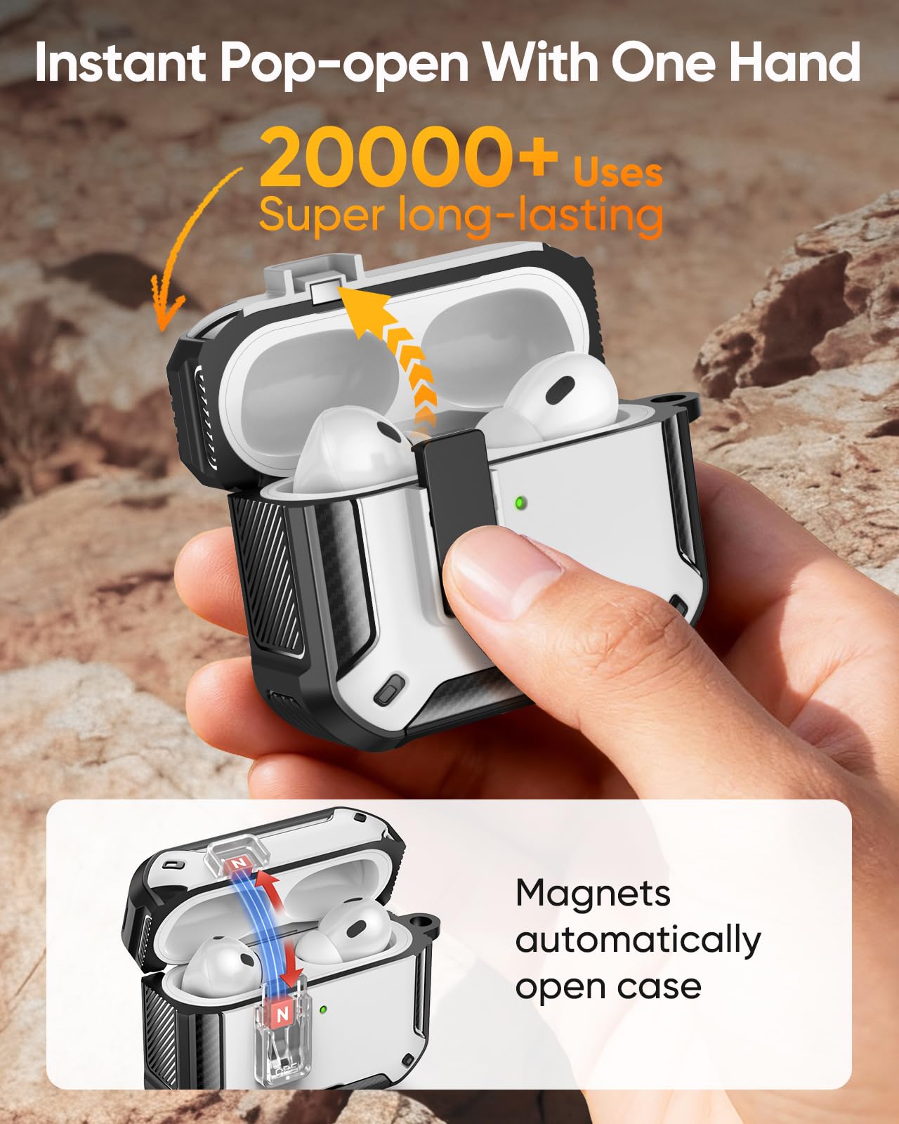 Étui de support en TPU pour Apple pour AirPods Pro 3 4th Gen 2nd Gen pour écoute