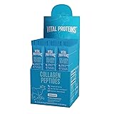Vital Proteins Collagen Peptides Powder Supplement, Hydrolyzed Collagen Peptides Travel Pack, 20 Individual Packets Unflavored 20 Packets (Pack of 1)