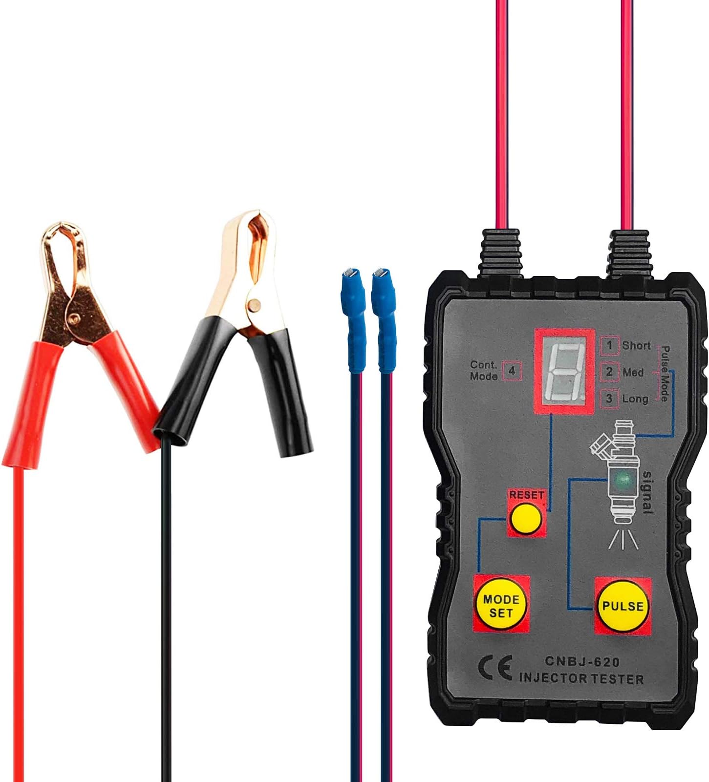 GoolRC Fuel Injector Tester 4 Plus Mode Fuel Injector Flash Cleaner Adapter Cleaning Tool Kit