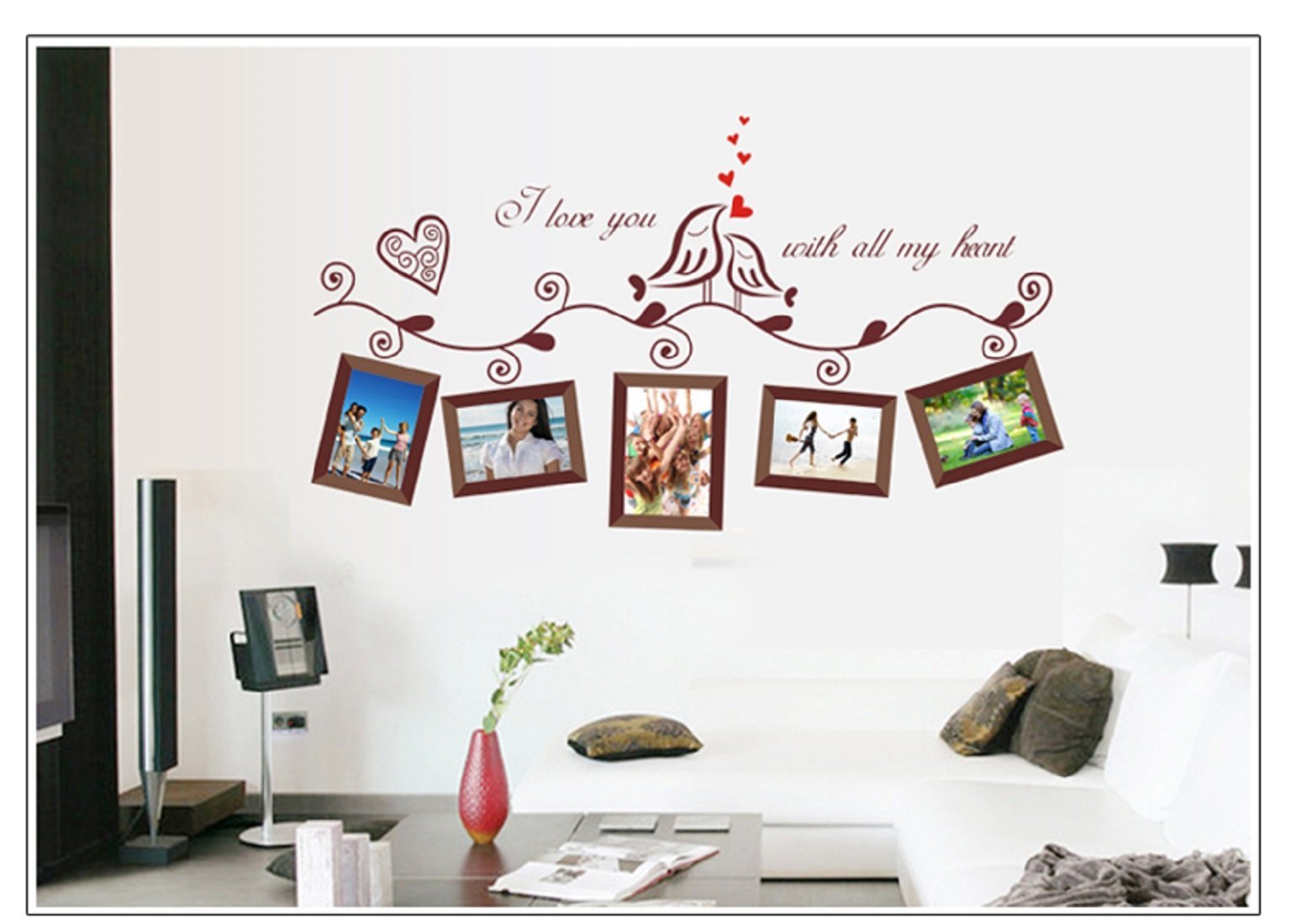 JAAMSO ROYALS Creative Bird Photo Frame Sticker for Wall, Wall Design, Wall Design Sticker for Hall, Wall Stickers for Bedroom Big Size, Sticker for Wall Decoration (B07FRQV3MX) Amazon Price History, Amazon Price Tracker