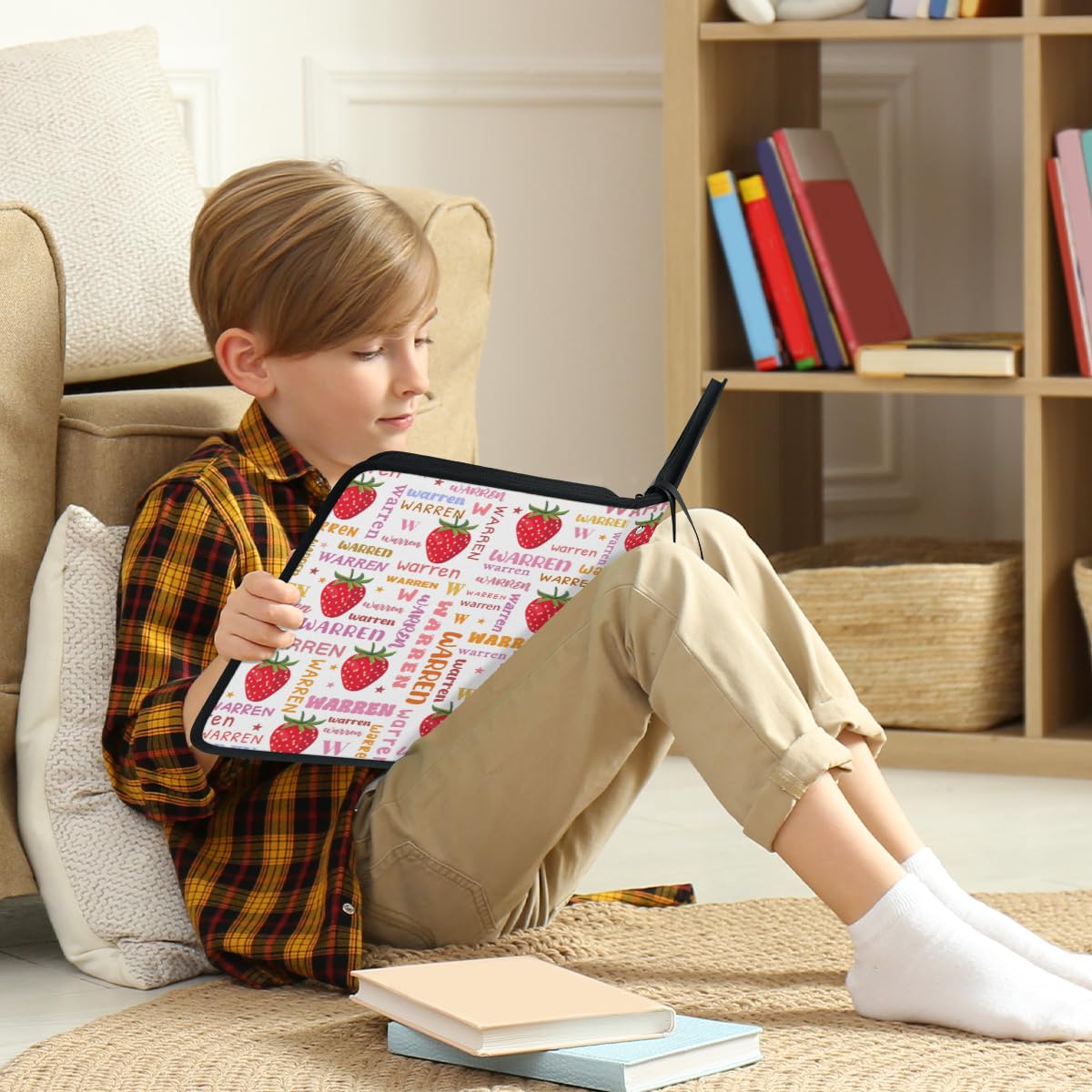 Sammelkartenalben, 9 Taschen, benutzerdefinierter Namen, Erdbeere, Sammelkarten-Binder, Geschenke für Kinder, Jungen, Mädchen, wasserdichtes Kartenhalter-Album