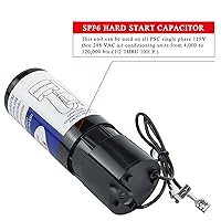 Vista 3 de SPP6 Hard Start Capacitor Replacement 115V Thru 288VAC Hard Start kit for air Conditioner Units from 4,000 to 120,000(1/2 Thru 10H.P.),Increases