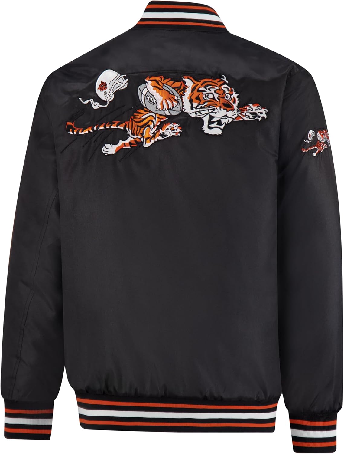 Ultra Game Mens NFL Official Supreme Heritage Satin Jacket