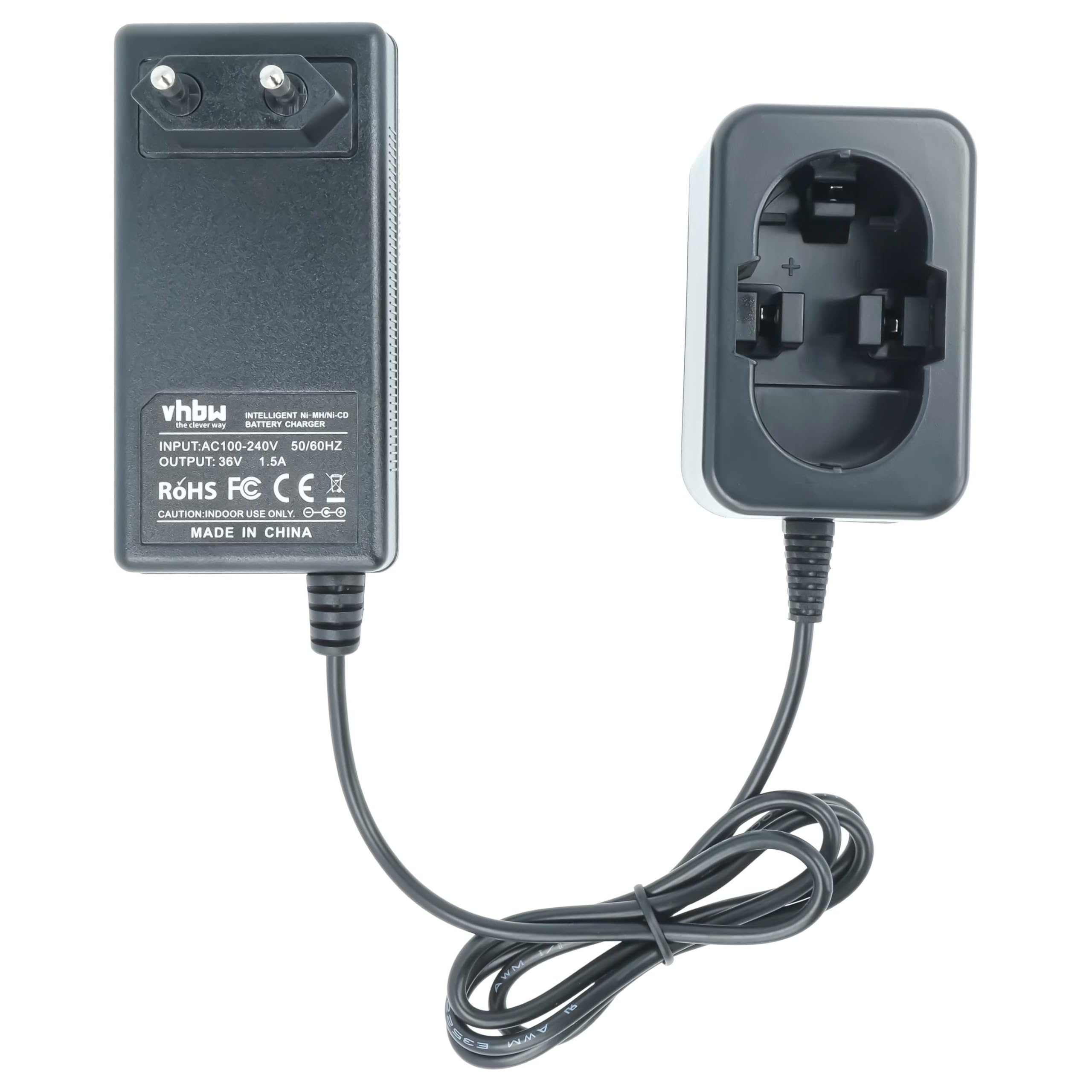 vhbw Chargeur Compatible avec Bosch PSB 18 VE 2, PSR 18 VE-2, CSD 14, GDR 4 V, GDR 4 V-LI, HDI 244, IDI 244, PLI 14 Batteries d'outils - 7,2V - 24V