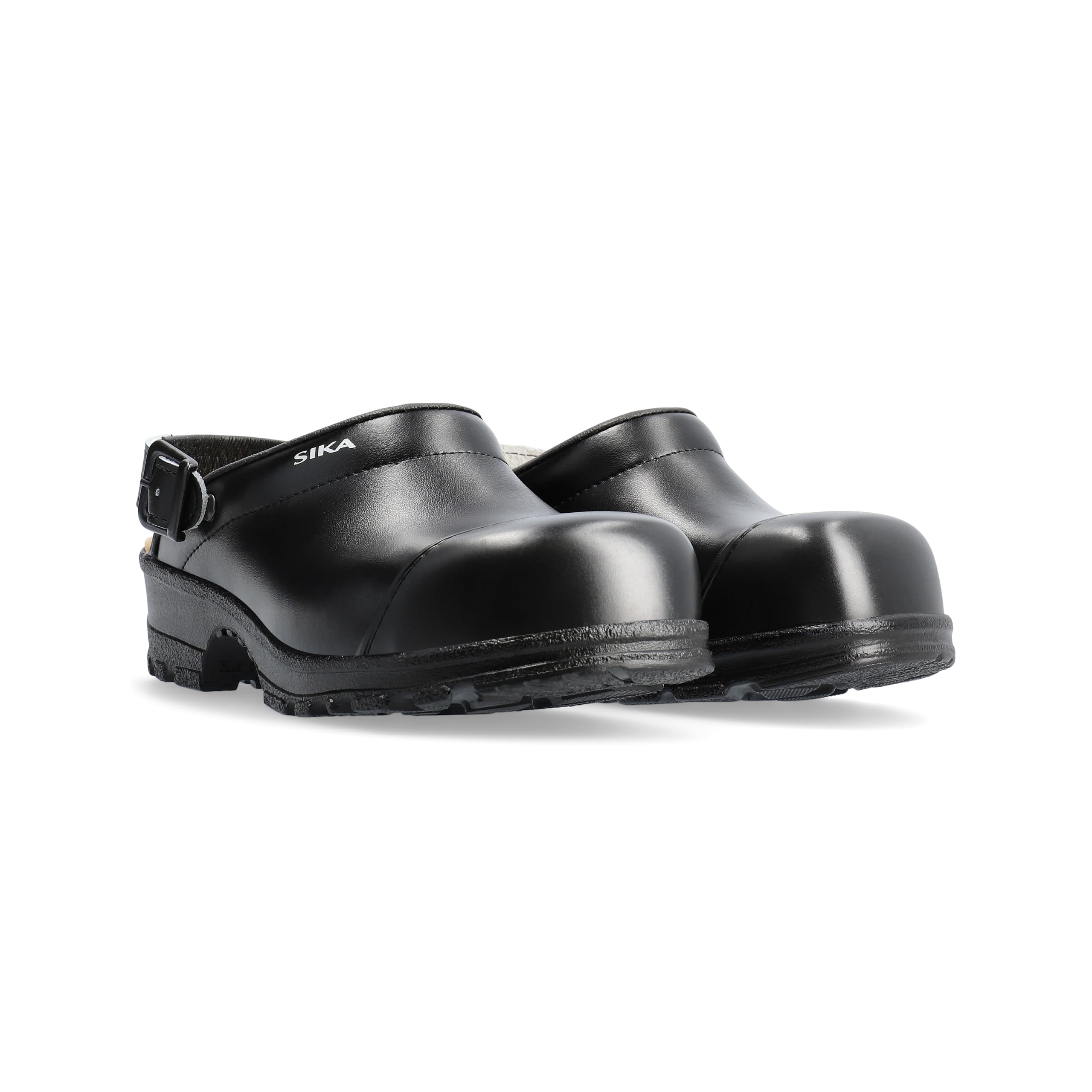 SIKA Unisex-Clogs für medizinisches Pflegepersonal,Sicherheitsschuhe für Küchenpersonal mit Zehenkappe,rutschfeste Clog für Krankenhäuser,leichte Lederschuhe,bequeme Schuhe für das Gastgewerbe(HORECA)
