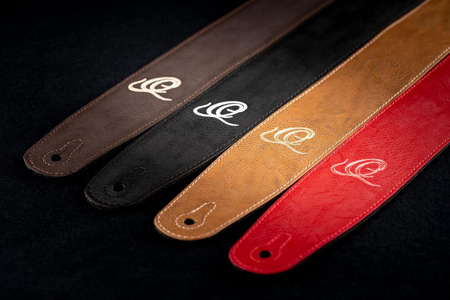 Ortega Guitars Vegan Guitar Strap - Adjustable - Acoustic Guitar / Bass, Electric Guitar / Bass - Vegan Series - Brown (OSVG-TN) - Image 5