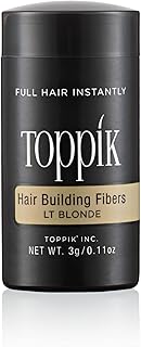 Toppik - Fibres de Construction Capillaire en Poudre - Brun Clair - Fibres Dérivées de Kératine pour des Cheveux à l'Aspect Naturellement plus Épais