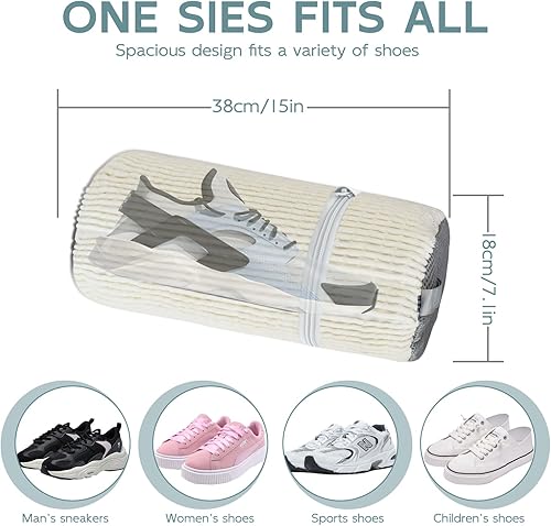 Miniatura 3 de Bolsas de zapatos para lavadora, bolsa de lavandería para zapatos, bolsa de lavado de zapatos reutilizable para zapatos deportivos hombres y