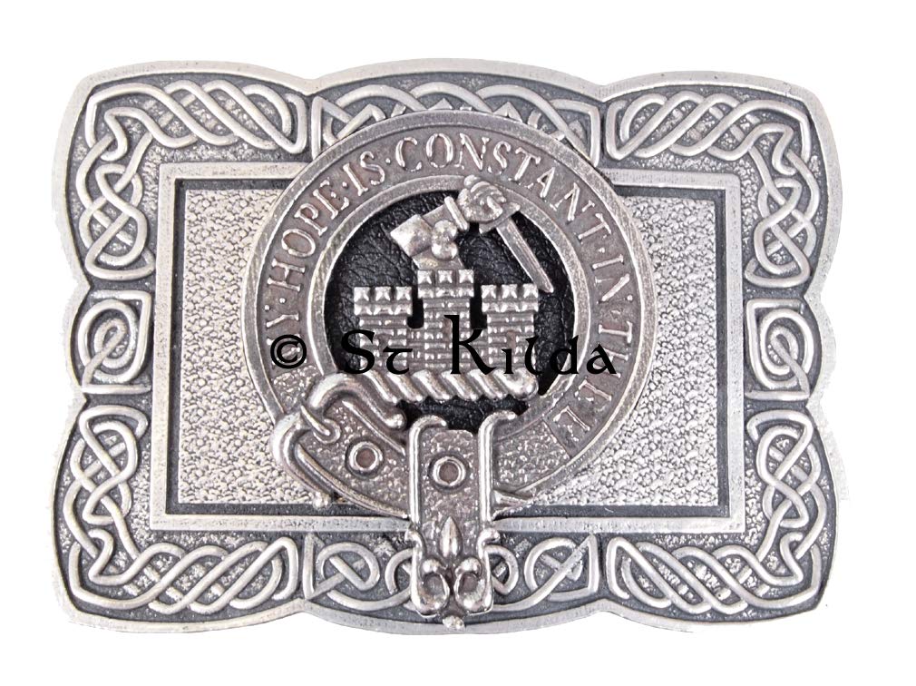 St Kilda MacDonald of Clanranald Clan Crest Kilt Belt Buckle