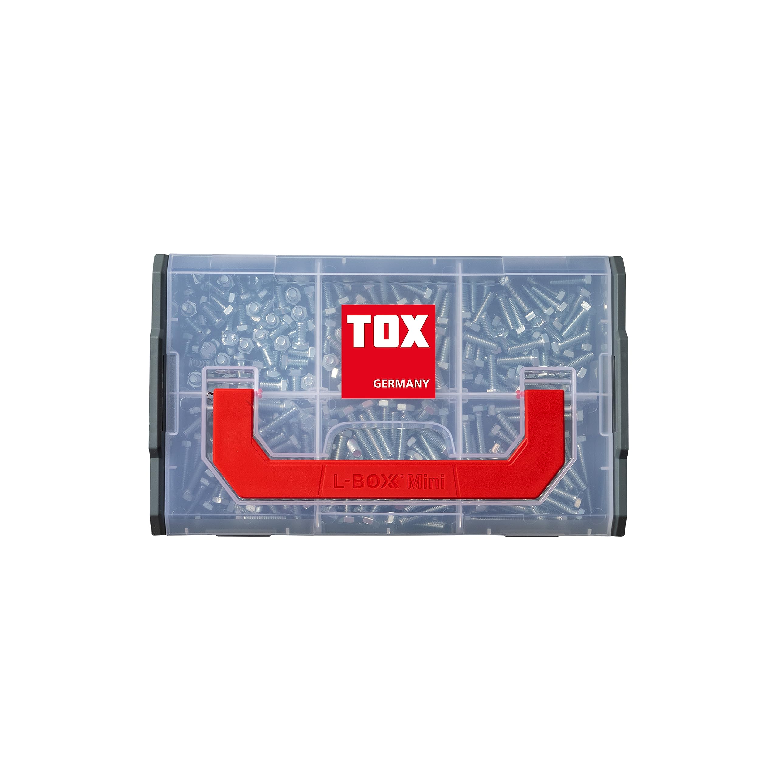 TOX L-BOXX Mini hexagon head screws M6 assortment DIN 933, individually adjustable, stackable & interlockable - Image 3