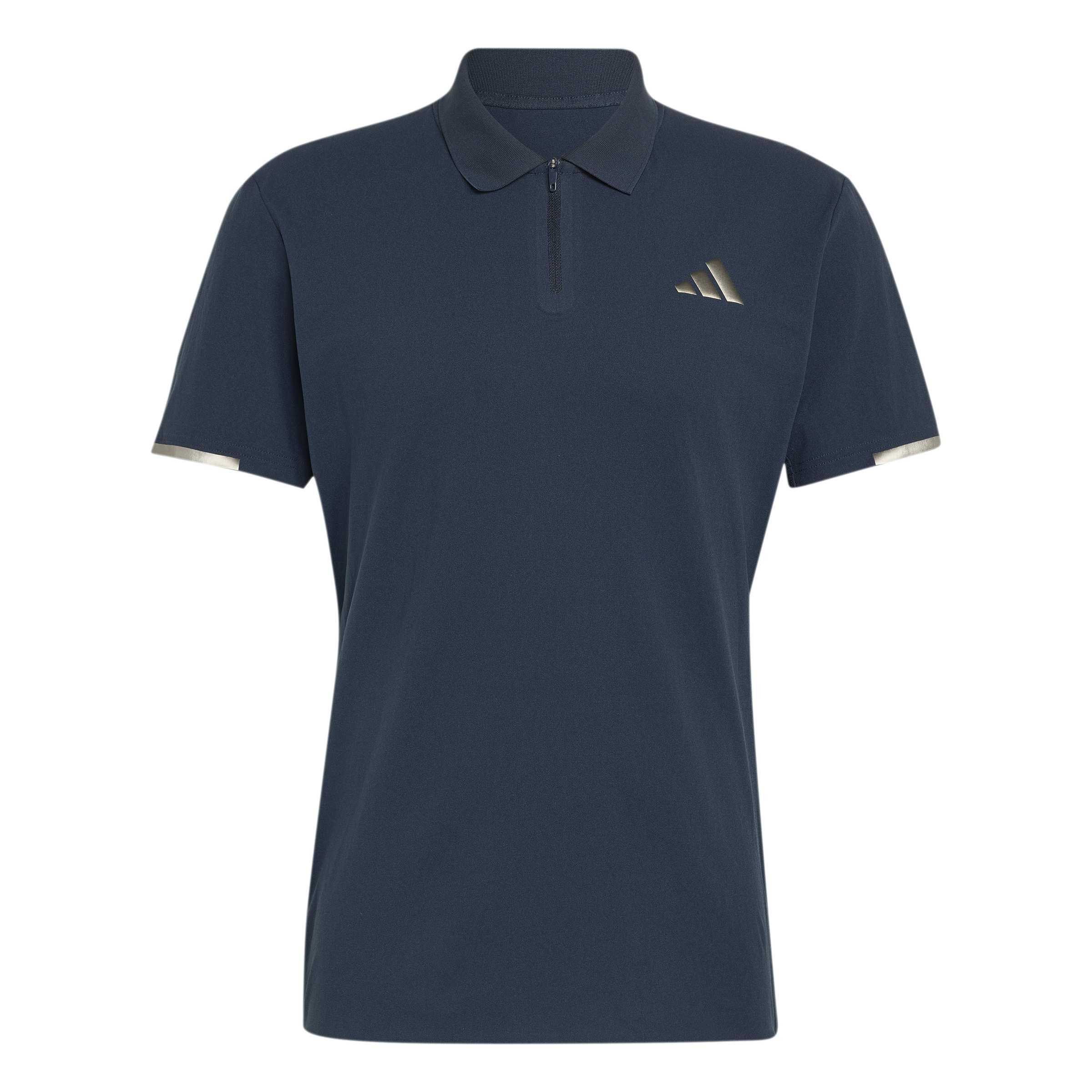 adidas Men's Climacool+ Tennis Freelift Polo Pro Shirt, Aurora Ink, M