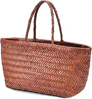 Panier Osier Champignon, Paniers De Décoration, Sac à Main Tissé, Panier De Rangement De Cuisine, Panier De Légumes-38 × 20 × 10cm(Size:38×20×10CM,Color:ré)