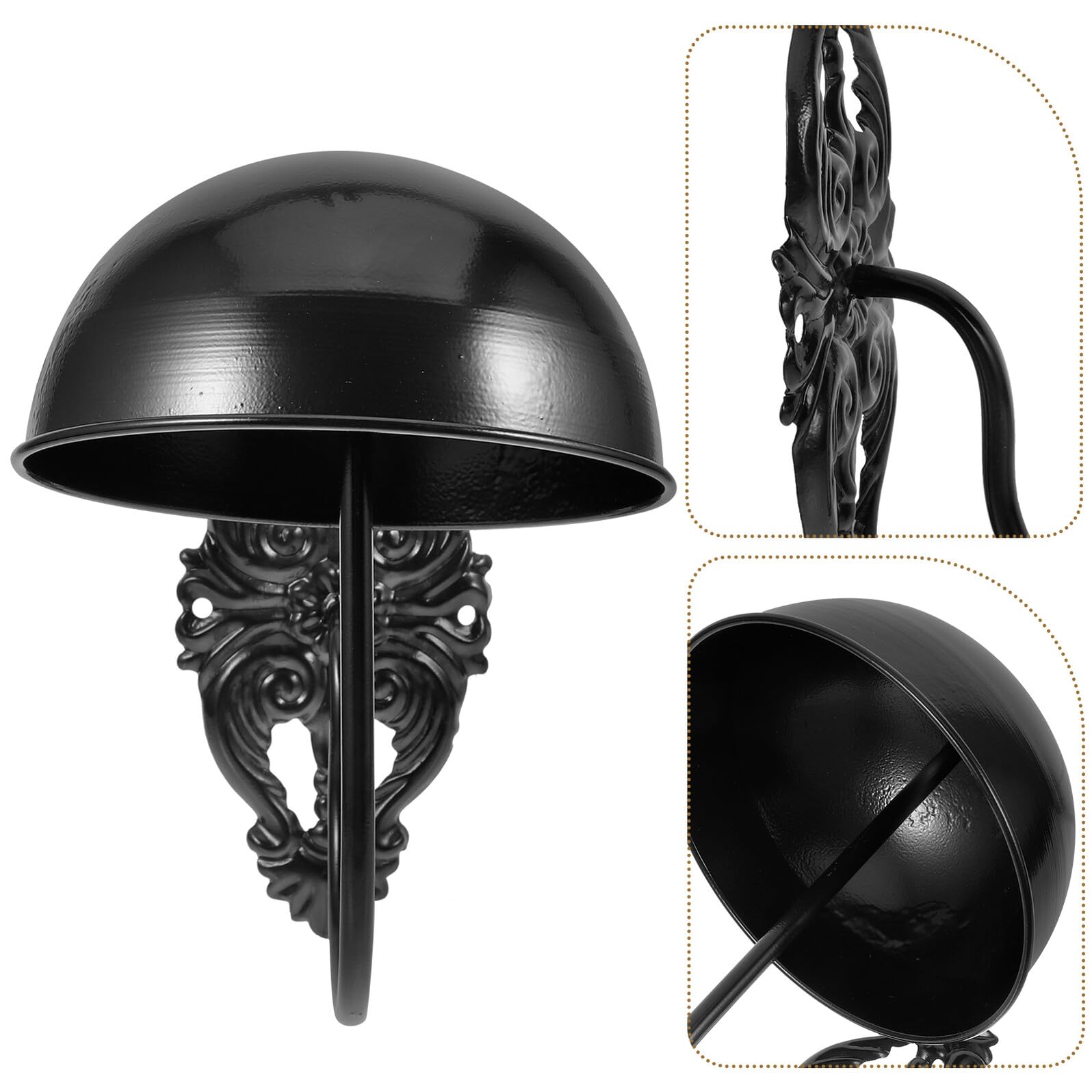 STOBAZA Organizador de Gorras de Béisbol de Metal Negro para Pared, Soporte Fuerte de Almacenamiento y Exhibición Adecuado para Tiendas y Supermercados